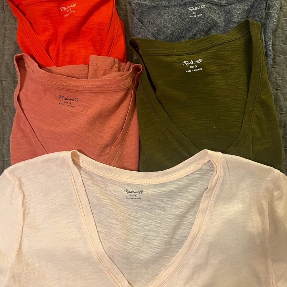 Madewell V-Neck T-Shirt Bundle